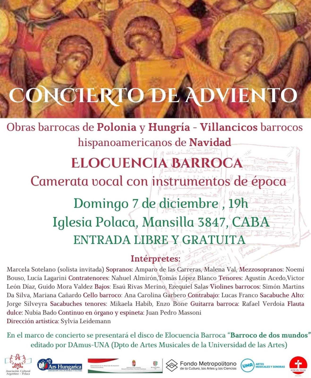 Cierre de año con música navideña